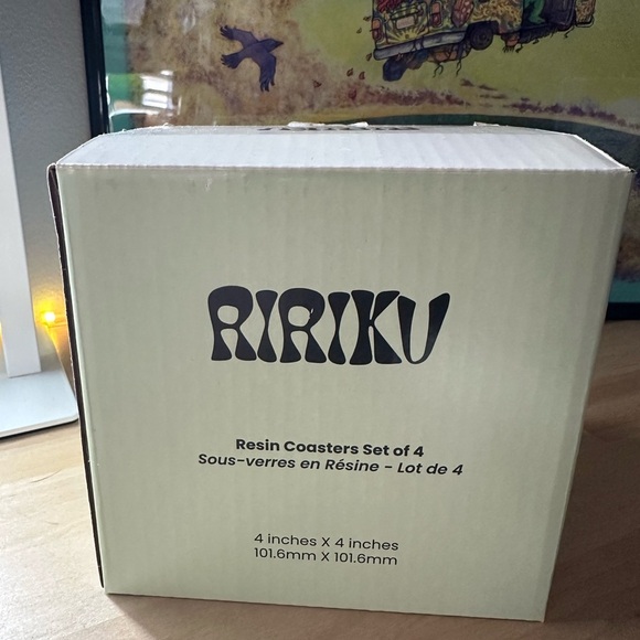 Hard Resin Drink Coasters - Picture 3 of 7